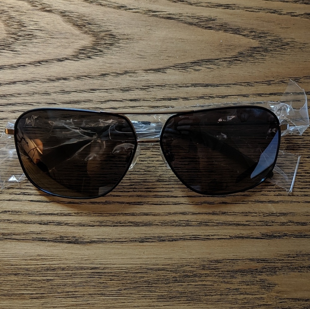 Maui Jim Men's Kami Polarized Aviator Sunglasses